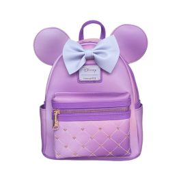 Purple minnie 2025 mouse backpack