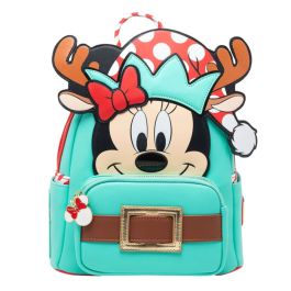 Minnie mouse top backpack leather