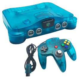 Nintendo 64 Ice Blue Console Pre Owned