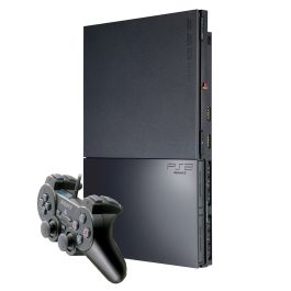 PlayStation 2 Slim Black Console Pre Owned
