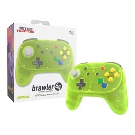 Retro Fighters Brawler64 Pro Wireless Controller for N64, Switch ...