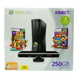 Xbox 360 with kinect 250gb top