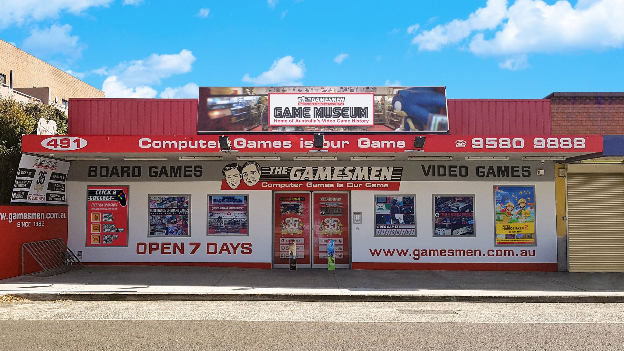 The on sale gamesmen store