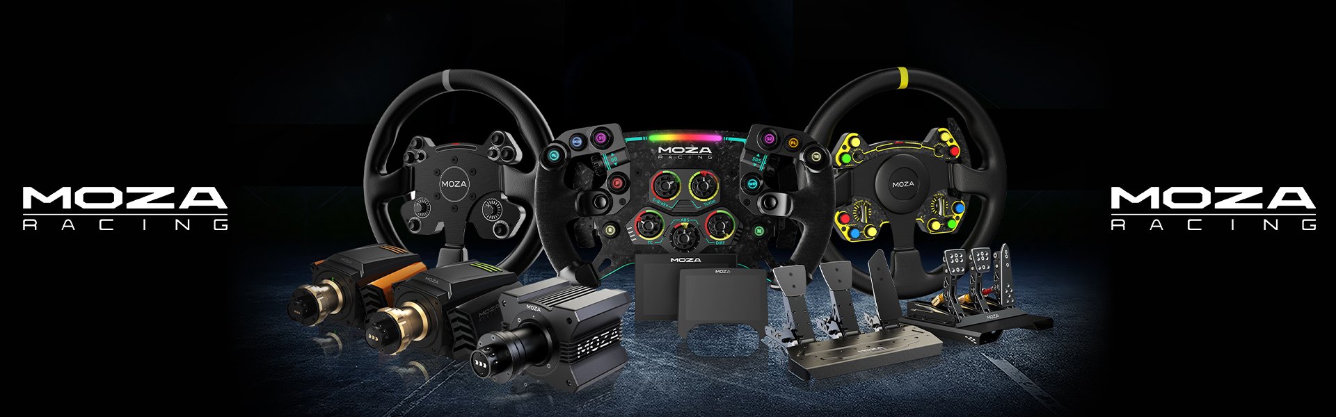 MOZA Racing R5 Direct Drive + ES Racing Wheel + SR-P 3 Pedals LoadCell -  Bundle 