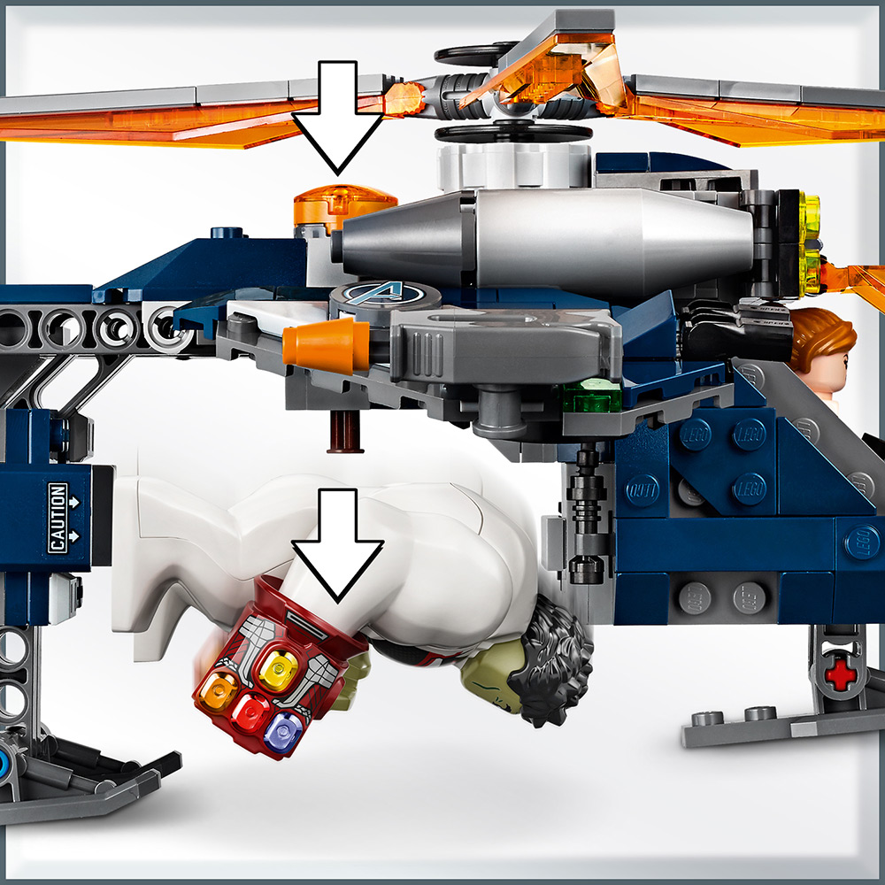 LEGO Super Heroes Avengers Hulk Helicopter Rescue 76144