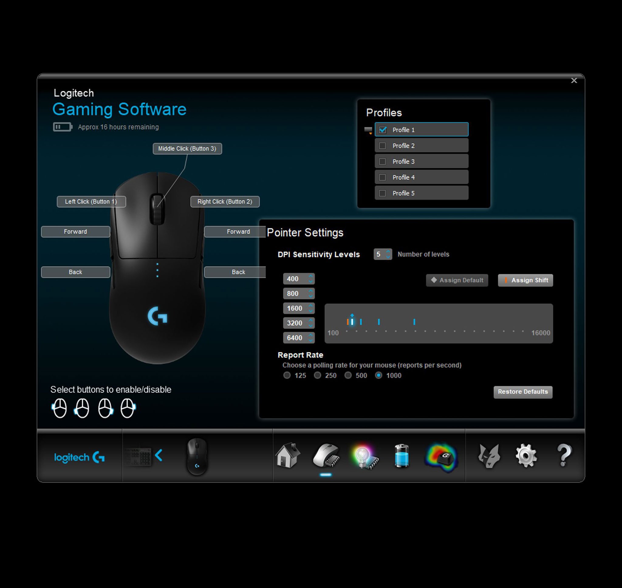 Logitech G Pro Wireless Gaming Mouse with Esports Grade Performance, Black  : : Electronics