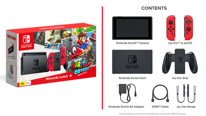 Nintendo Switch Super Mario Odyssey Console