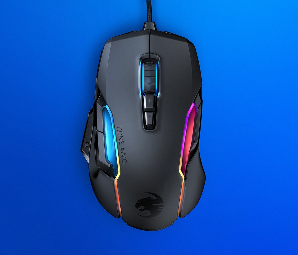 ROCCAT Kone AIMO Remastered RGB Gaming Mouse - Black – OSTsome